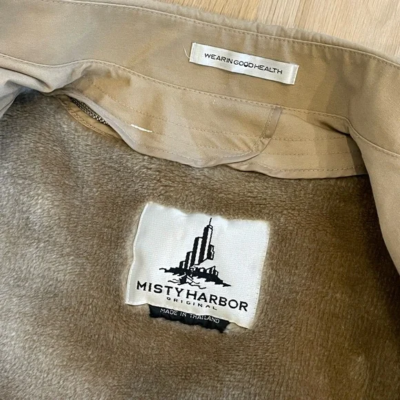 Vintage Misty Harbor Tan Trench Coat with removable lining - 8P - Picture 4 of 11